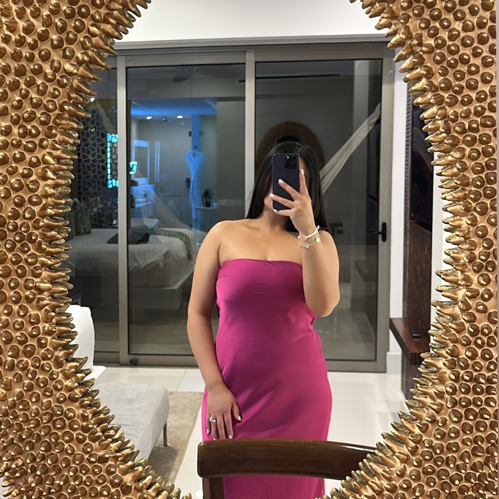 Project RUNWAY Strapless Pink Dress